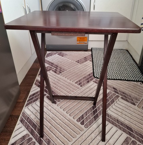 Wooden folding tray table - tray,