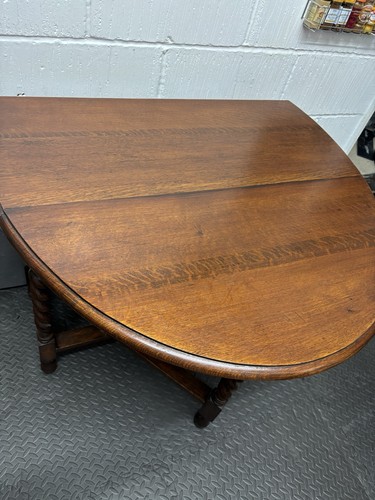 Antique vintage oval wooden - oval,