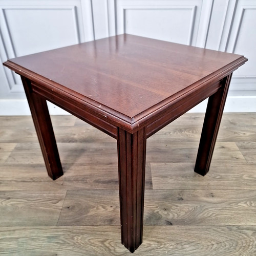 Antique mahogany side table - antique,