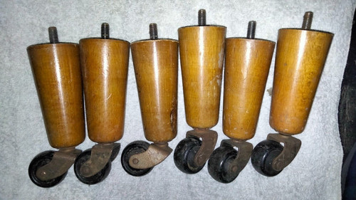 Vintage wooden table legs - vintage,