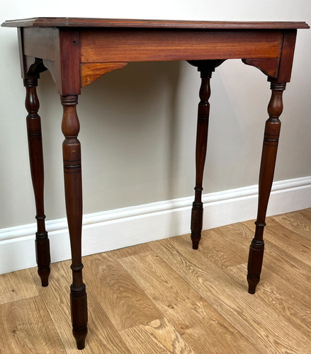 Antique mahogany side - mahogany, table