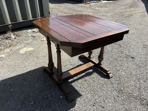 Antique oak extending drawer - extending,