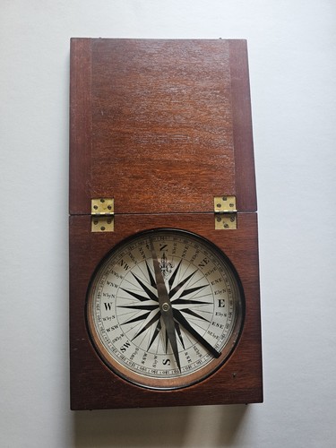 Antique table compass with - table,