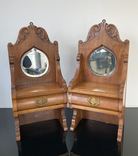 Pair period wooden table - pair,