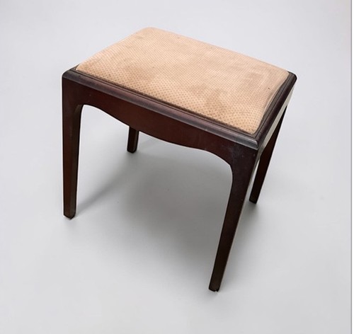 Stag dressing table - , stool