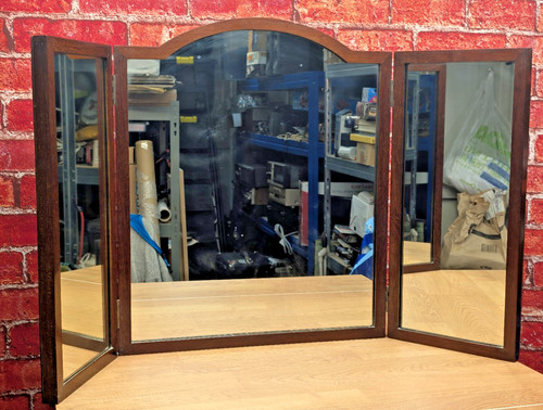 Vintage wooden tri fold - vintage,