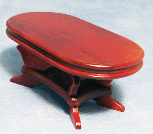 Dolls house wooden oval - dolls,