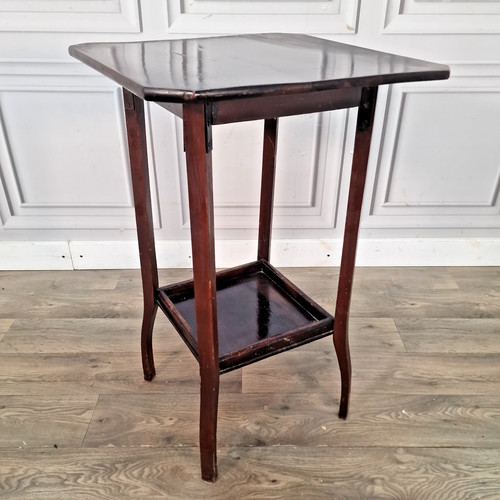 Antique mahogany side table - mahogany,