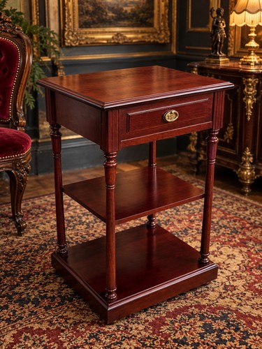Vintage wooden side - vintage, table