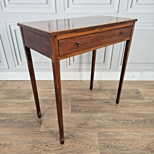 Antique mahogany side table - mahogany,