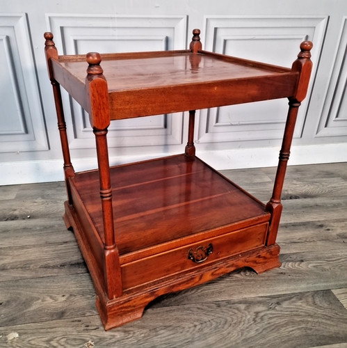 Vintage whatnot side table - vintage,