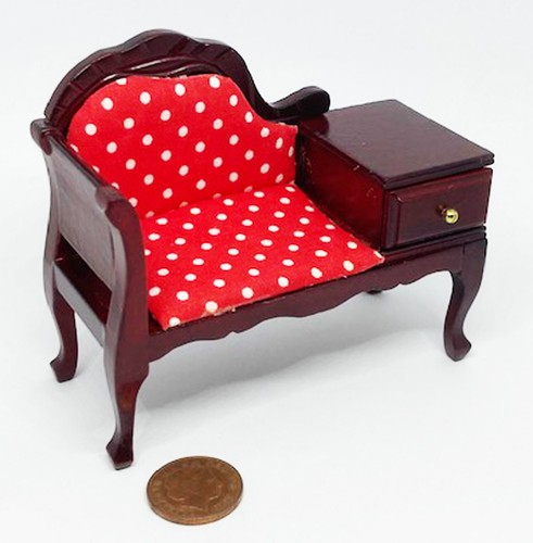 Dolls house hall seat and - hall,
